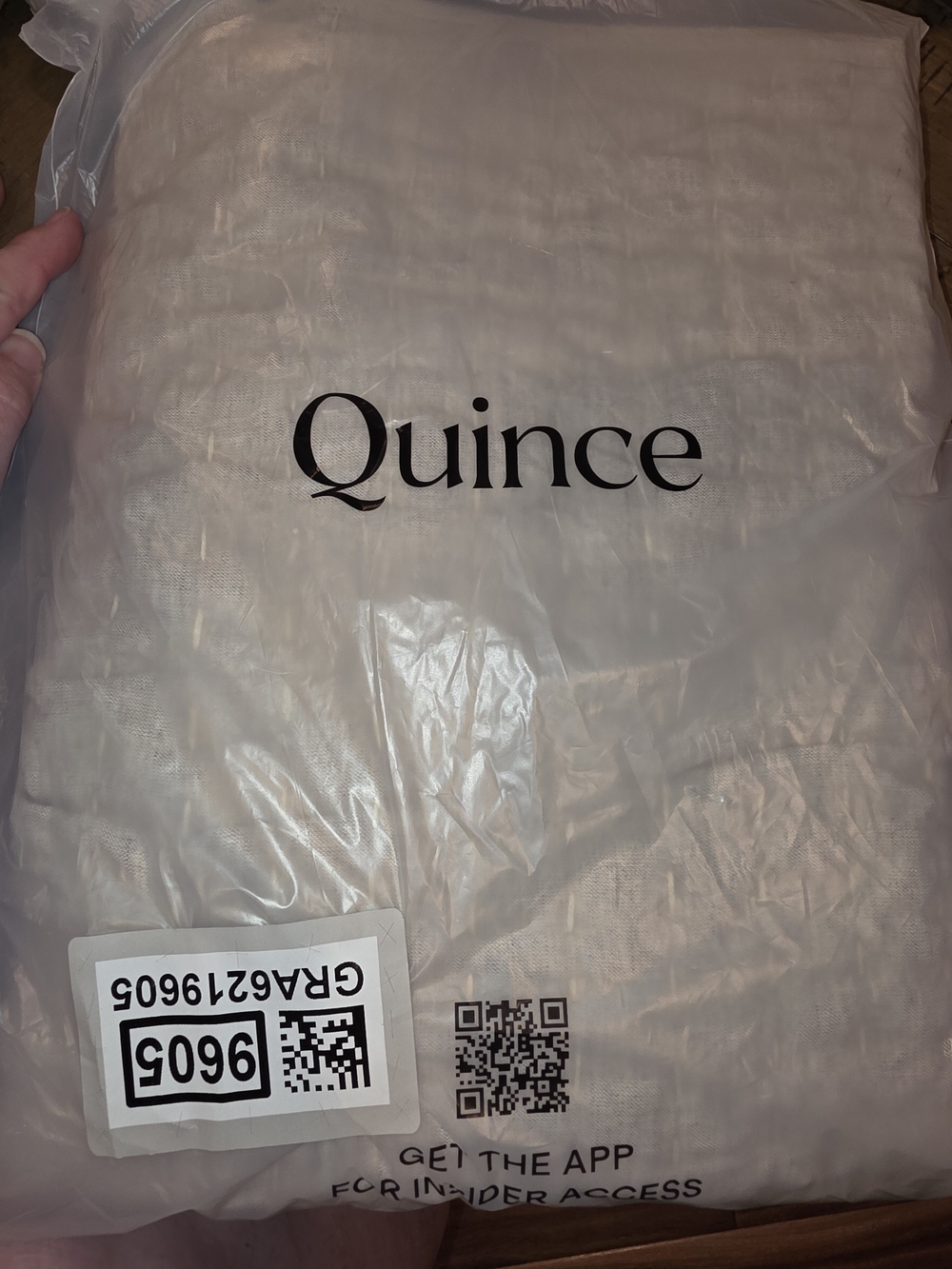 Quince European Linen Cotton Stitched Euro Sham - Light Grey